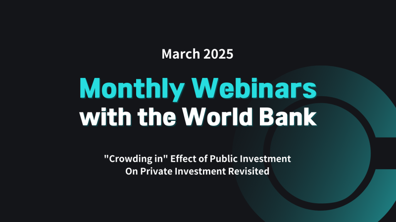 Monthly Webinar Series with the World Bank (March 28, 10:00 AM, KST) 이미지