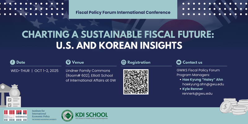 [GWIKS] Fiscal Policy Forum International Conference: Charting a Sustainable Fiscal Future