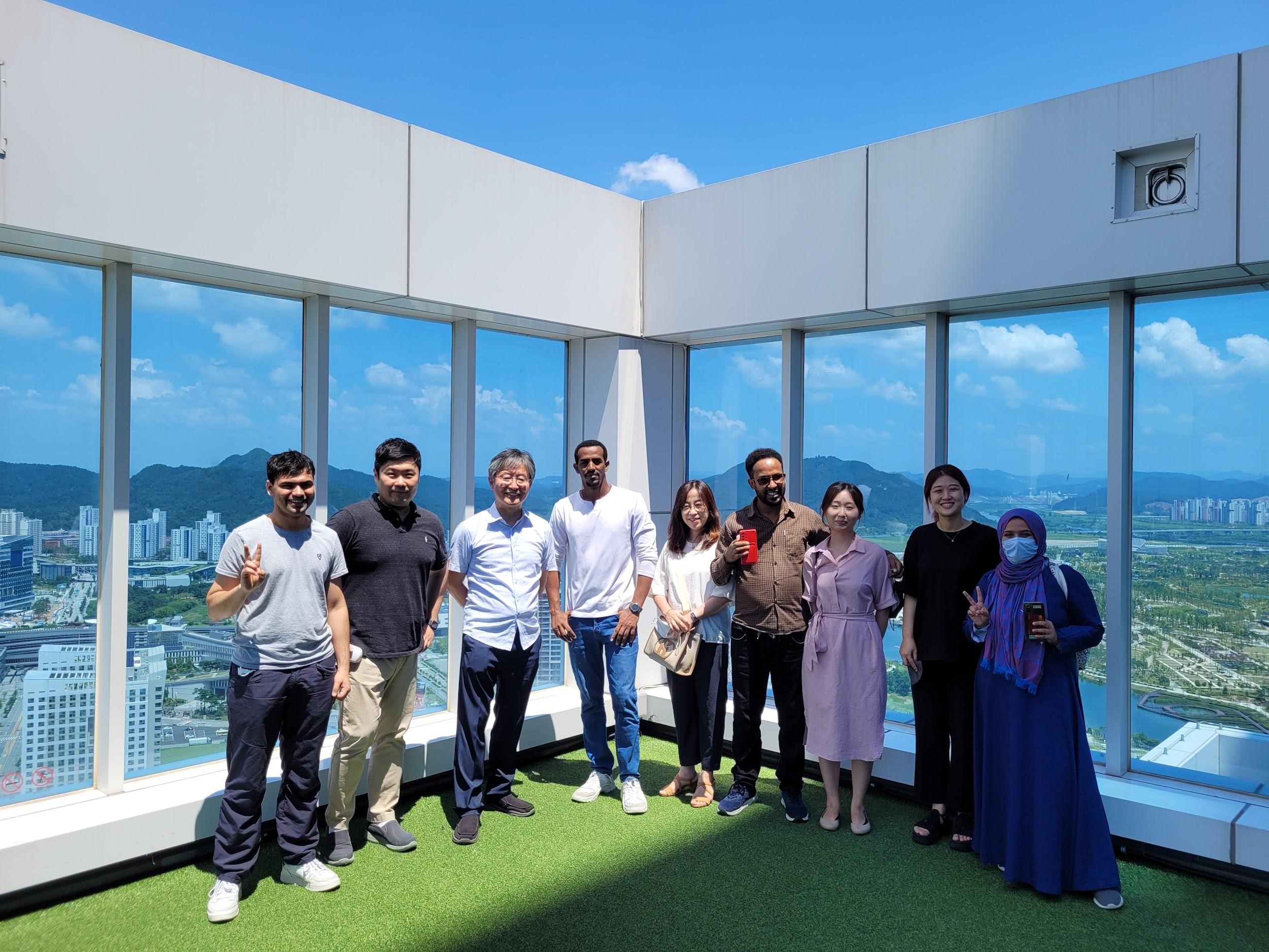 Urban Transportation Policy Course Field Trip to Critical Infrastructure of Sejong Smart City