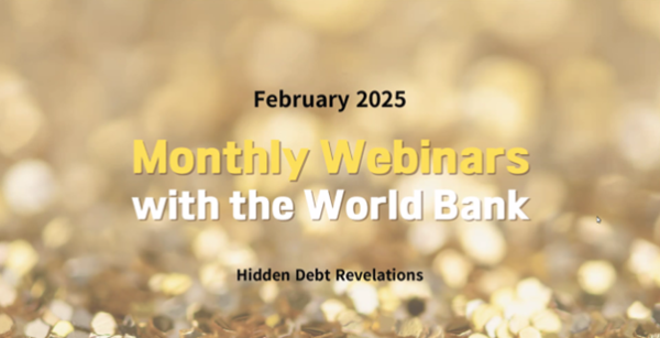 KDI School ✕ World Bank Monthly Webinar: David Mihaly on Understanding the Realities of Hidden Debt