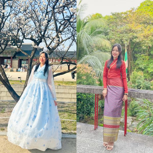 Wearing Her Roots: Zin Zin Chit Myaing Shines in Threads of the World with Hanbok Contest