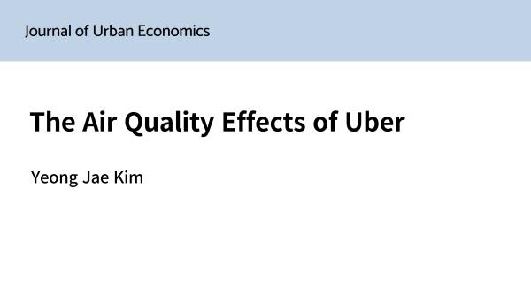 The paper by Professor Yeong Jae Kim has been published in Journal of Urban Economics