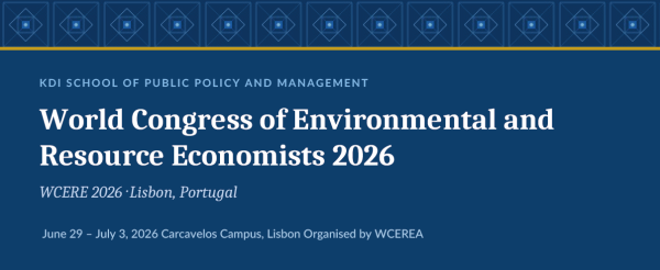 World Congress of Environmental and Resource Economists 2026 (Prof. Yeong Jae Kim)