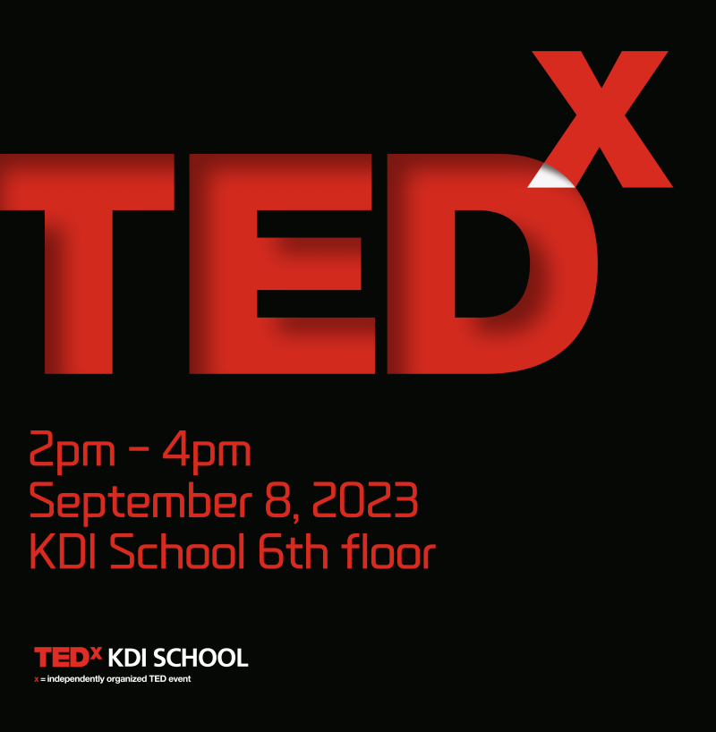 TED x KDI School 2023 : Daring to be Different
