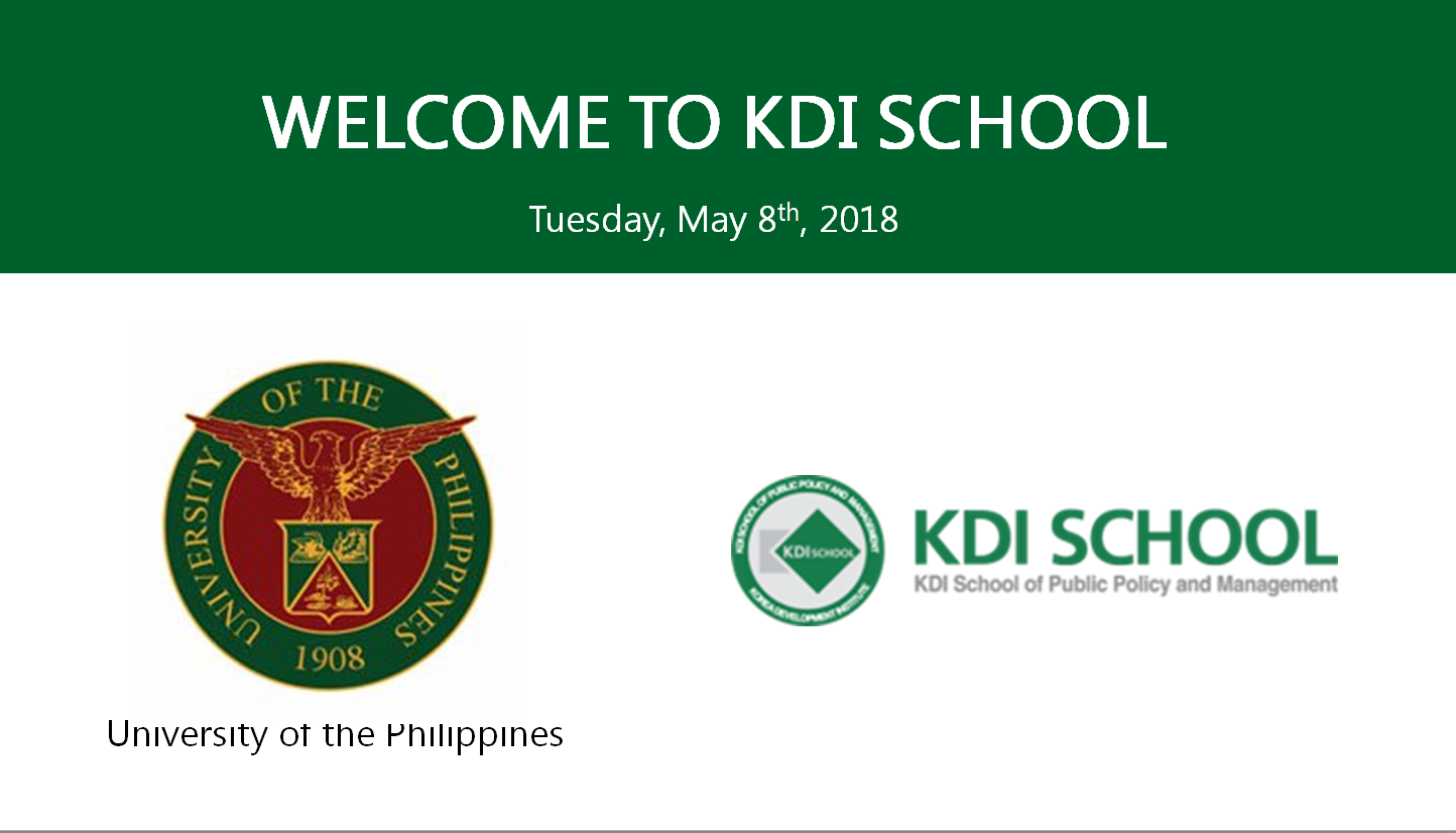 Korean studies scholars from University of the Philippines visits KDIS