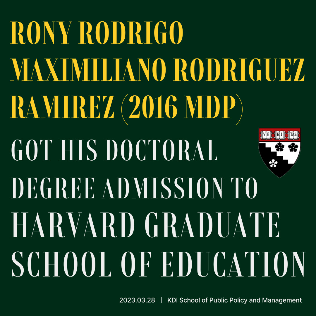 Our Proud Alumnus Rony got his admission to Harvard Graduate School of Education